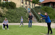 Házení lanem na cíl