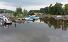 Plavba na otevření Hněvkovic
