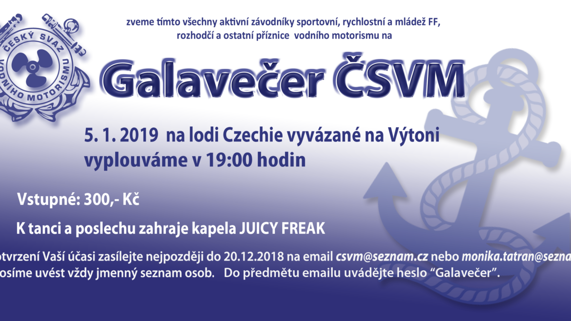Galavečer ČSVM